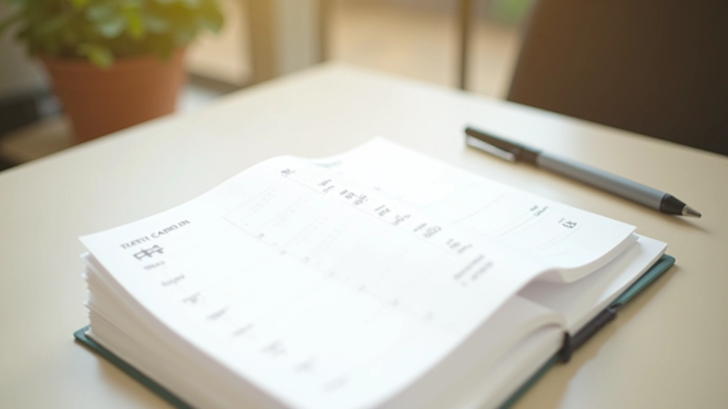 Calendar spread open showing weeks marked with progression from sparse marks to dense daily marks, demonstrating habit building over time