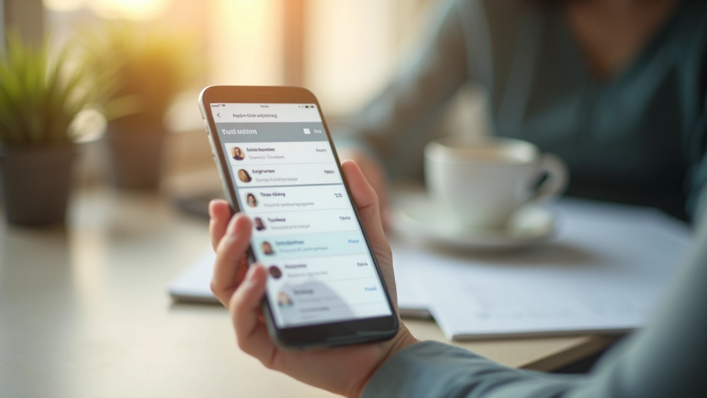 Smartphone showing time-blocking schedule with color-coded time slots for morning routine tasks